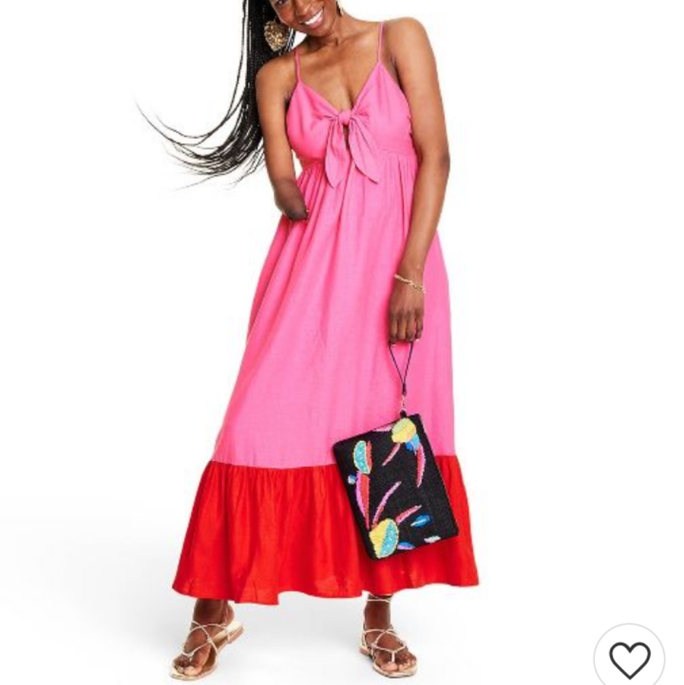 Tabitha Brown Linen Maxi Dress